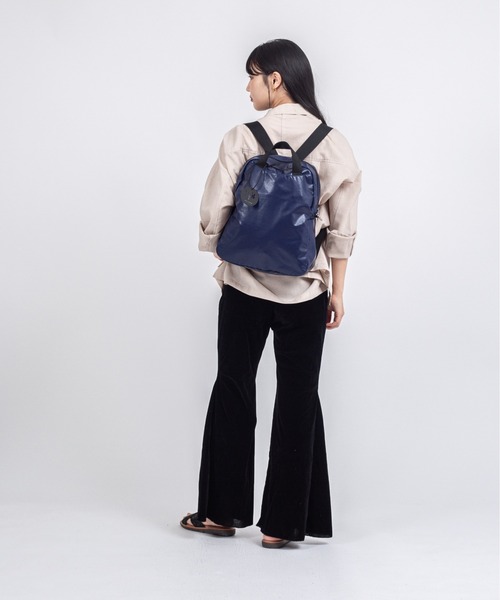 Jack Gomme(ジャックゴム)の「【JACK GOMME/ジャックゴム】バックパック リュック LAMI(ショルダーバッグ・レディース・ブルー/ネイビー・FREE)」の11枚目の写真
