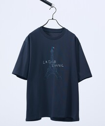 ABAHOUSE | HAND DRAWN ART TOWER Tシャツ / プリントTシャツ(Tシャツ/カットソー)