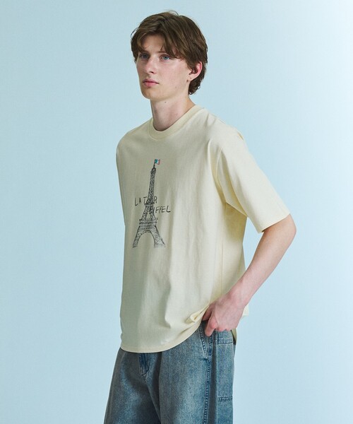 ABAHOUSE（アバハウス）の「HAND DRAWN ART TOWER Tシャツ / プリントTシャツ（Tシャツ/カットソー・メンズ・ホワイト/ブラック/ベージュ・46/48）」の16枚目の写真