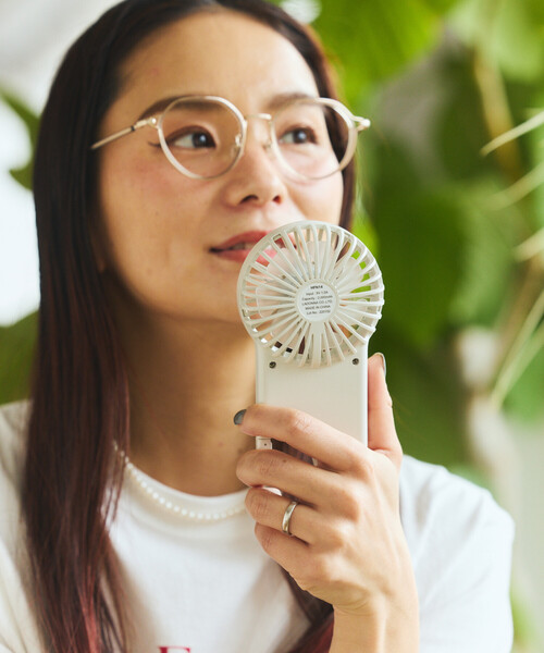 FREAK'S STORE(フリークスストア)の「Toffy/トフィー Toffy 薄型ひんやりフックファン(トラベルグッズ・レディース・ライトグレー/ホワイト・ONE SIZE)」の3枚目の写真