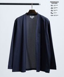 ABAHOUSE GRAY | 【接触冷感】メッシュ ボタンレス カーディガン(カーディガン/ボレロ)
