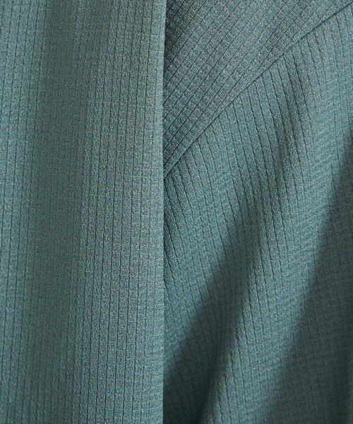 ABAHOUSE GRAY（アバハウスグレイ）の「【接触冷感】メッシュ ボタンレス カーディガン（カーディガン/ボレロ・メンズ・モスグリーン/ブラック/グレイッシュベージュ/ネイビー・48/46）」の22枚目の写真