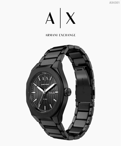 ARMANI EXCHANGE(アルマーニエクスチェンジ)の「アルマーニ・エクスチェンジ 腕時計 メンズ アナログ ステンレス AX4301(アナログ腕時計・メンズ・ブラック・FREE)」の8枚目の写真