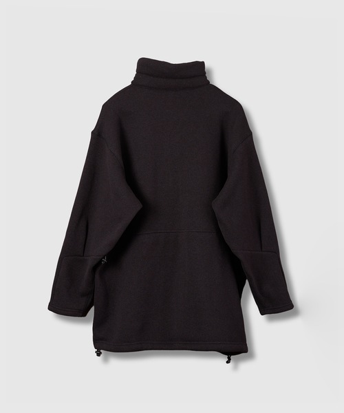 HOLIDAY(ホリデイ)の「THERMAL PRO FLEECE ANORAK DRESS サーマルプロフリースアノラックドレス(その他アウター・レディース・ブラック/ヘザーグレー・ONE SIZE)」の7枚目の写真