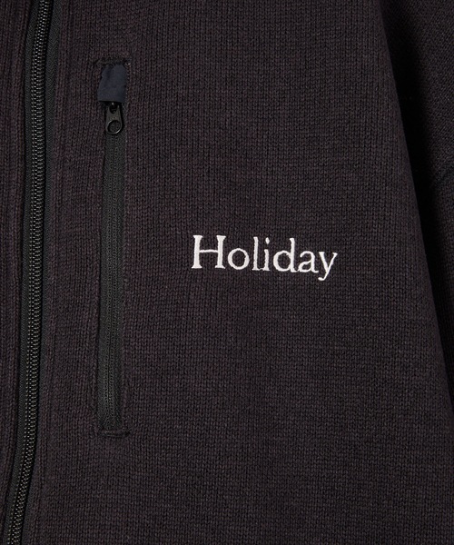 HOLIDAY(ホリデイ)の「THERMAL PRO FLEECE ANORAK DRESS サーマルプロフリースアノラックドレス(その他アウター・レディース・ブラック/ヘザーグレー・ONE SIZE)」の14枚目の写真