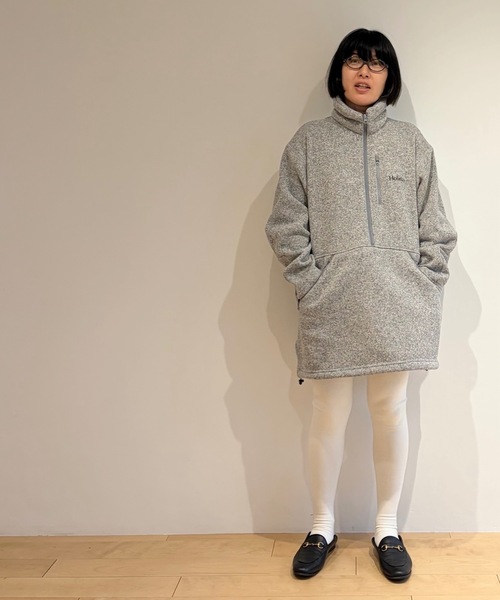 HOLIDAY(ホリデイ)の「THERMAL PRO FLEECE ANORAK DRESS サーマルプロフリースアノラックドレス(その他アウター・レディース・ブラック/ヘザーグレー・ONE SIZE)」の17枚目の写真