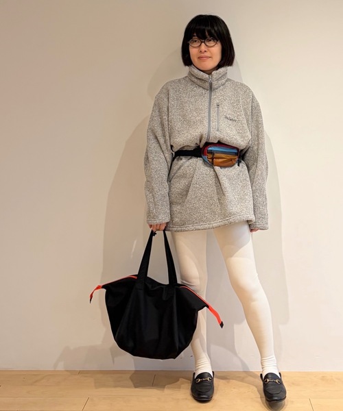 HOLIDAY(ホリデイ)の「THERMAL PRO FLEECE ANORAK DRESS サーマルプロフリースアノラックドレス(その他アウター・レディース・ブラック/ヘザーグレー・ONE SIZE)」の16枚目の写真