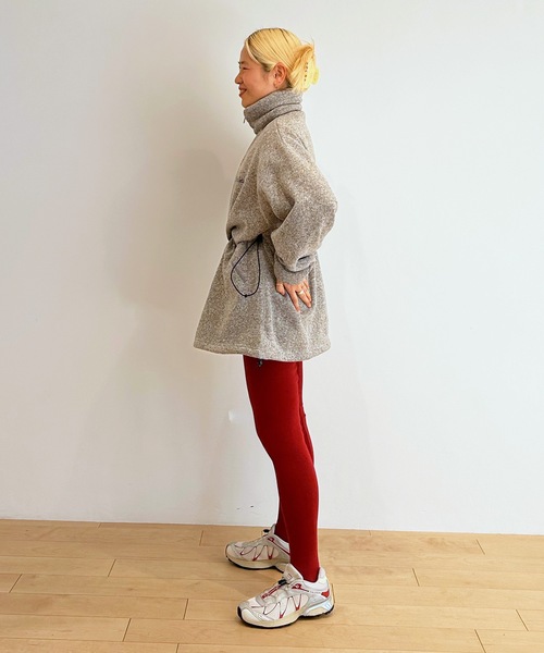 HOLIDAY(ホリデイ)の「THERMAL PRO FLEECE ANORAK DRESS サーマルプロフリースアノラックドレス(その他アウター・レディース・ブラック/ヘザーグレー・ONE SIZE)」の20枚目の写真