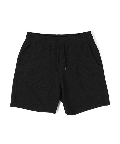 The DUFFER of ST.GEORGE(ザダファーオブセントジョージ)の「「AIR FLEX」HEAVY KANOKO RELAX FIT SHORT PANTS:セットアップ対応 機能素材「エアフレックス」鹿の子ショーツ(その他パンツ・メンズ・ブラック/ホワイト/ネイビー・X-LARGE/LARGE/MEDIUM)」の13枚目の写真
