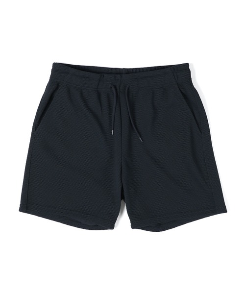 The DUFFER of ST.GEORGE(ザダファーオブセントジョージ)の「「AIR FLEX」HEAVY KANOKO RELAX FIT SHORT PANTS:セットアップ対応 機能素材「エアフレックス」鹿の子ショーツ(その他パンツ・メンズ・ブラック/ホワイト/ネイビー・X-LARGE/LARGE/MEDIUM)」の14枚目の写真
