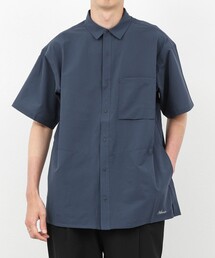 未使用 ナナミカ 半袖 S nanamica / ナナミカ】Open Collar S/S Shirt（シャツ/ブラウス