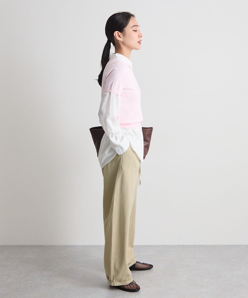 STELLA FISH(ステラフィッシュ)の「イージーワイドチノパン(チノパンツ・レディース・カーキ/ベージュ/ホワイト・MEDIUM/LARGE)」の13枚目の写真