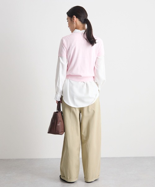 STELLA FISH(ステラフィッシュ)の「イージーワイドチノパン(チノパンツ・レディース・カーキ/ベージュ/ホワイト・MEDIUM/LARGE)」の14枚目の写真