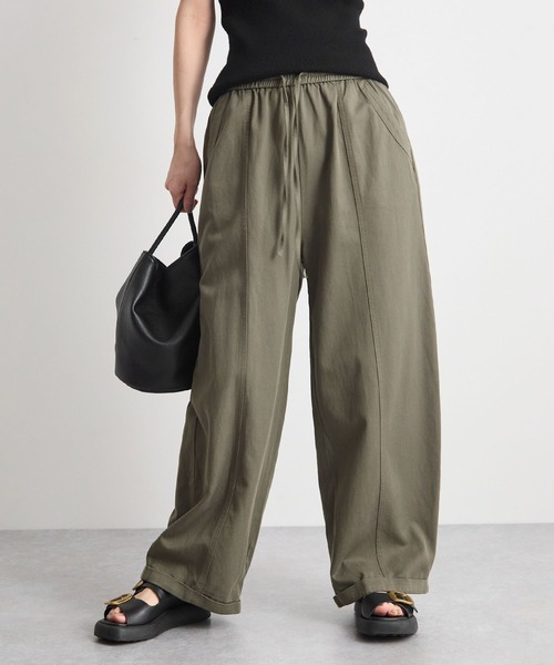 STELLA FISH(ステラフィッシュ)の「イージーワイドチノパン(チノパンツ・レディース・カーキ/ベージュ/ホワイト・MEDIUM/LARGE)」の17枚目の写真