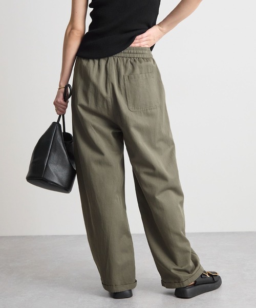 STELLA FISH(ステラフィッシュ)の「イージーワイドチノパン(チノパンツ・レディース・カーキ/ベージュ/ホワイト・MEDIUM/LARGE)」の18枚目の写真