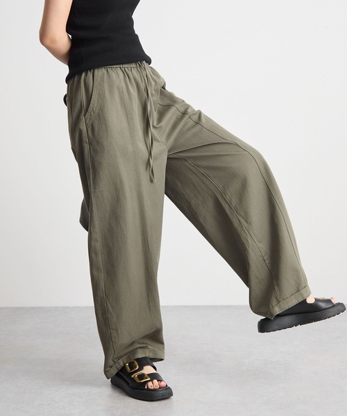 STELLA FISH(ステラフィッシュ)の「イージーワイドチノパン(チノパンツ・レディース・カーキ/ベージュ/ホワイト・MEDIUM/LARGE)」の19枚目の写真