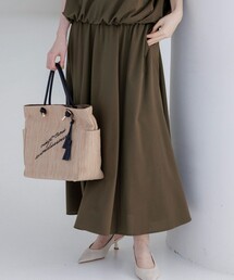 23区 S（ニジュウサンクチイサイサイズ）の「シルキータッチ カットソー スカート（スカート）」
