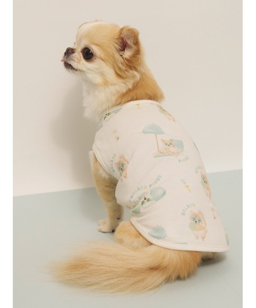 muumdog】犬服 ハンドメイド うさぎ柄 ジャガードニット(SU)（ペット