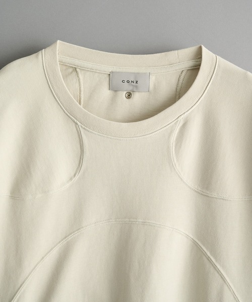 CONZ(コンズ)の「panel short sleeve tee(Tシャツ/カットソー・メンズ・ホワイト/チャコールグレー/ブラック・1/2/3)」の11枚目の写真