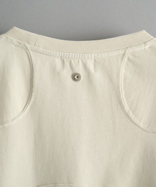 CONZ(コンズ)の「panel short sleeve tee(Tシャツ/カットソー・メンズ・ホワイト/チャコールグレー/ブラック・1/2/3)」の8枚目の写真