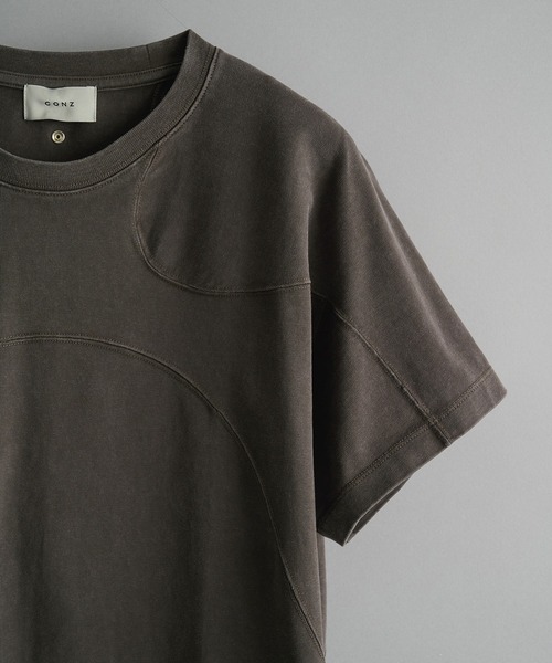 CONZ(コンズ)の「panel short sleeve tee(Tシャツ/カットソー・メンズ・ホワイト/チャコールグレー/ブラック・1/2/3)」の5枚目の写真