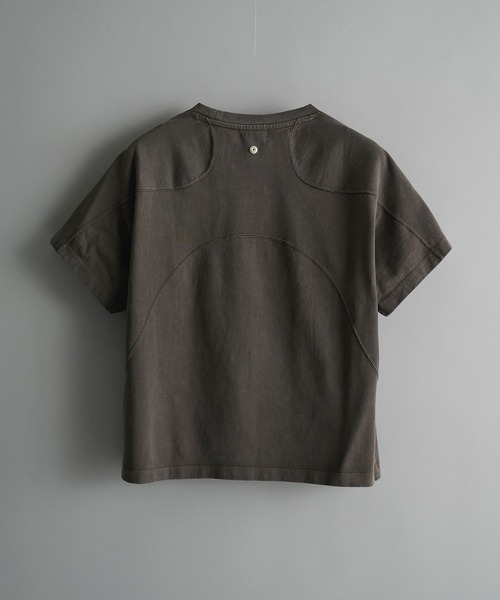 CONZ(コンズ)の「panel short sleeve tee(Tシャツ/カットソー・メンズ・ホワイト/チャコールグレー/ブラック・1/2/3)」の4枚目の写真