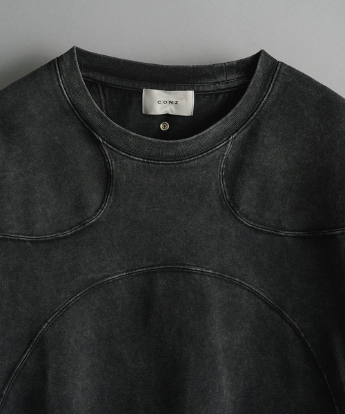 CONZ(コンズ)の「panel short sleeve tee(Tシャツ/カットソー・メンズ・ホワイト/チャコールグレー/ブラック・1/2/3)」の16枚目の写真