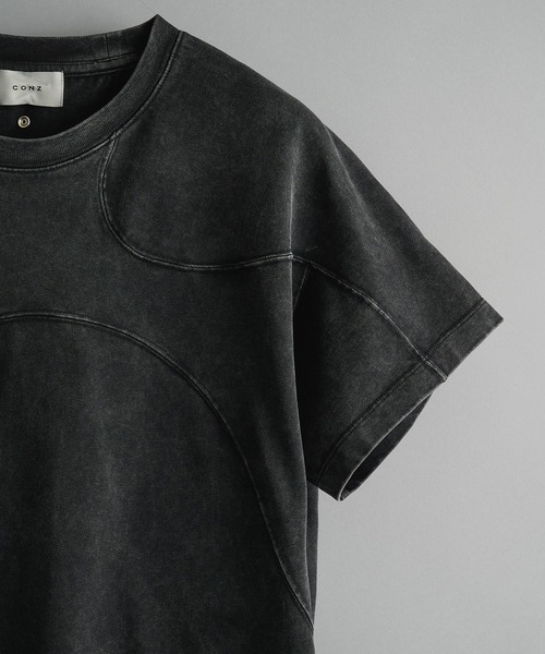 CONZ(コンズ)の「panel short sleeve tee(Tシャツ/カットソー・メンズ・ホワイト/チャコールグレー/ブラック・1/2/3)」の15枚目の写真
