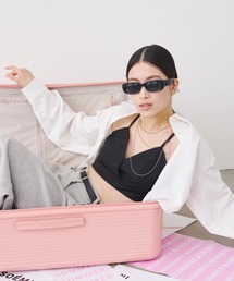 SOEMIN | Bustier set with long sleeve shirt／ビスチェセット長袖シャツ(シャツ/ブラウス)