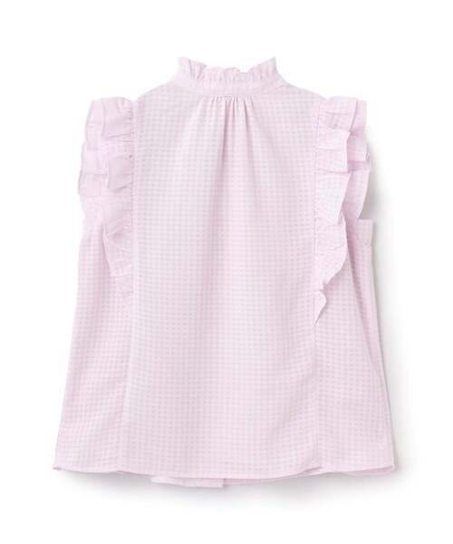 kate spade new york kids(ケイトスペードニューヨーク)の「ピンタックフリルブラウス(シャツ/ブラウス・キッズ・ピンク/ブラック・120cm/150cm/130cm/140cm/160cm)」の6枚目の写真
