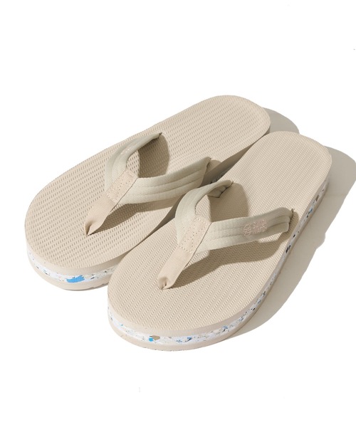 Indosole(インドソール)の「【Indosole/インドソール 】RIVERSOLE THE FLIP FLOP SANDALS(サンダル・メンズ・ブラック/ホワイト・MEDIUM/LARGE/X-LARGE)」の3枚目の写真