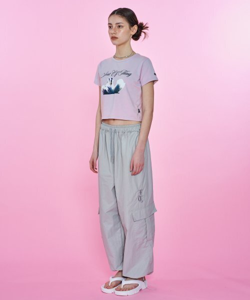 FANCY CLUB（ファンシークラブ）の「[NF] シグナススタンダードTシャツ (ライトピンク)_F23QB493（Tシャツ/カットソー・レディース・その他・ONE）」の3枚目の写真