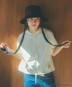 セール】『仁村紗和さん着用』『UR TECH』サマシェアドロストブラウス 