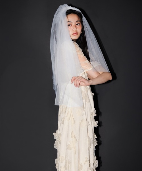 ANDRESD（アンドレスド）の「フラワーレースドレス / Flower Lace Dress（ドレス・レディース・ブラック/ブラウン/アイボリー・S/M/L）」の5枚目の写真
