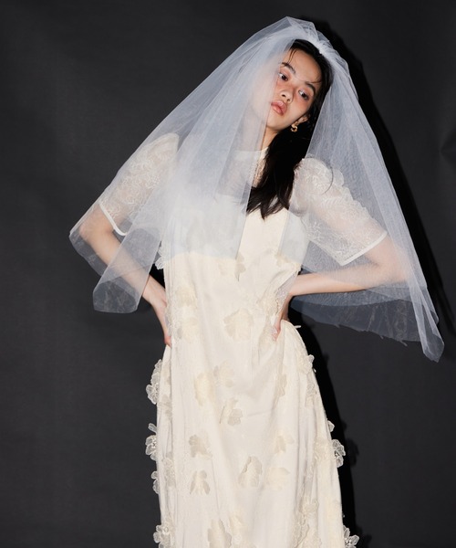 ANDRESD（アンドレスド）の「フラワーレースドレス / Flower Lace Dress（ドレス・レディース・ブラック/ブラウン/アイボリー・S/M/L）」の6枚目の写真