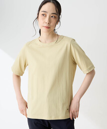 【20thアニバーサリー】チェック柄パイピングTシャツ【綿100％・オーガニックコットンブレンド・接触冷感・UVカット】