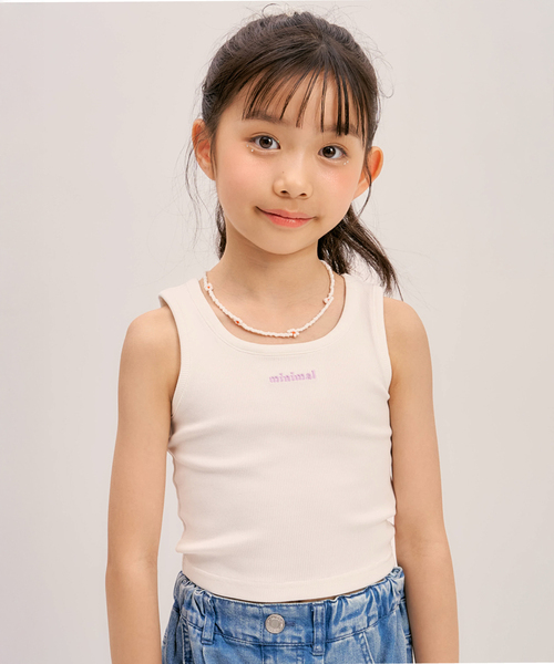 minimal(ミニマル)の「【インナーつき】肩リボンシアー半袖シャツセット(シャツ/ブラウス・キッズ・オフホワイト/ピンク/エメラルド・110cm/120cm/130cm)」の6枚目の写真