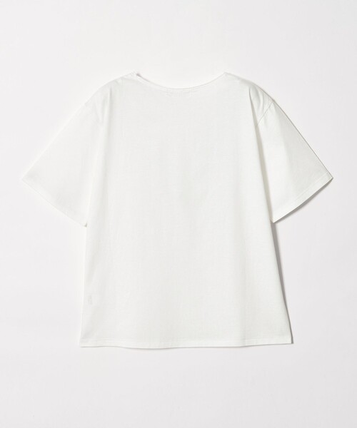 conte(コンテ)の「<conte>コットン クルーネックTシャツ(Tシャツ/カットソー・レディース・ホワイト/ブラック/ブラウン系・FREE)」の10枚目の写真