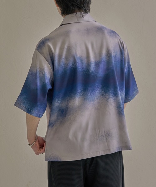epnok(エプノック)の「ファンクショナルアブストラクトルーズ半袖シャツ(シャツ/ブラウス・メンズ・ベージュ/ブルー/ブラック・SMALL/MEDIUM/LARGE)」の21枚目の写真