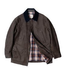LAMB NUBUCK WASHING HUNTING JACKET (D/BROWN)