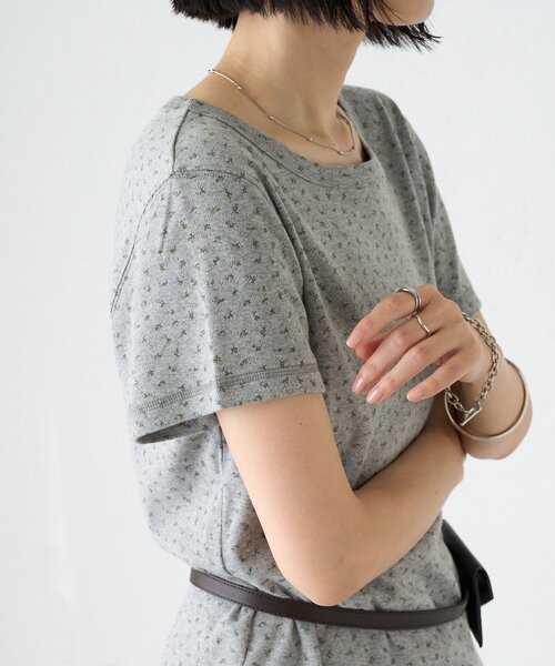 CIAOPANIC TYPY(チャオパニックティピー)の「ZOZO限定花柄アイレットTee(Tシャツ/カットソー・レディース・ホワイト/ブラック/オフホワイト/グレー・ONE SIZE)」の4枚目の写真