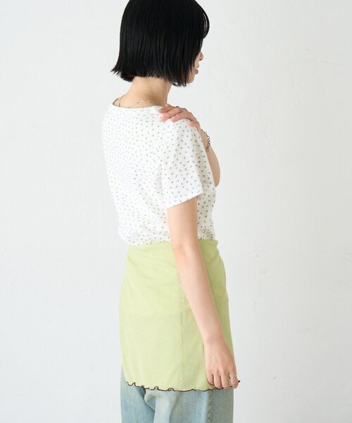CIAOPANIC TYPY(チャオパニックティピー)の「ZOZO限定花柄アイレットTee(Tシャツ/カットソー・レディース・ホワイト/ブラック/オフホワイト/グレー・ONE SIZE)」の11枚目の写真