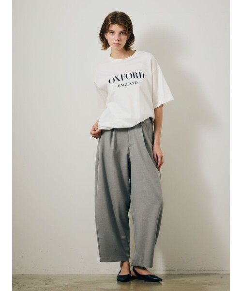 MARMARMAR（マーマーマー）の「MARMARMAR プリントTシャツ(oxford)（Tシャツ/カットソー・レディース・ブルー/ネイビー・FREE）」の2枚目の写真