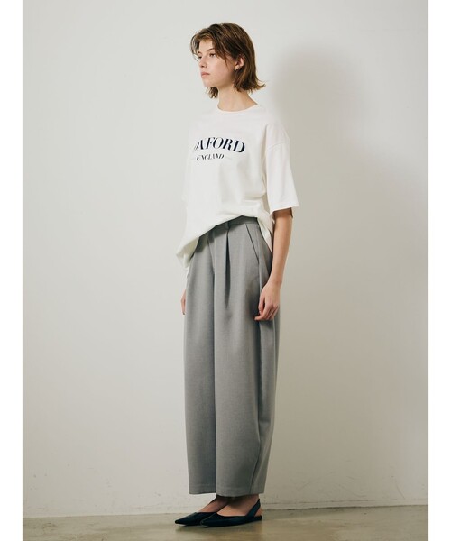 MARMARMAR（マーマーマー）の「MARMARMAR プリントTシャツ(oxford)（Tシャツ/カットソー・レディース・ブルー/ネイビー・FREE）」の6枚目の写真