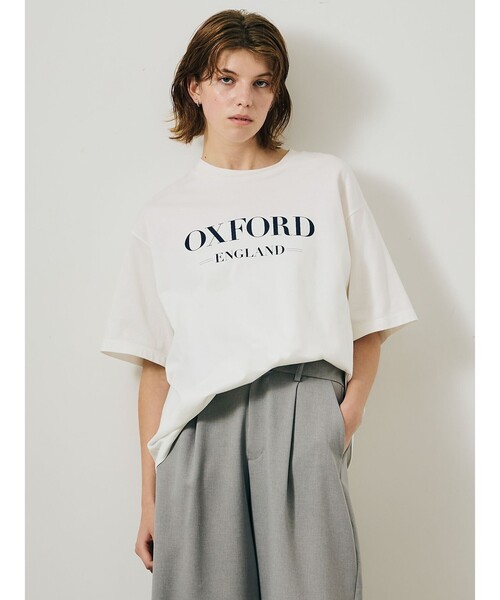MARMARMAR（マーマーマー）の「MARMARMAR プリントTシャツ(oxford)（Tシャツ/カットソー・レディース・ブルー/ネイビー・FREE）」の8枚目の写真