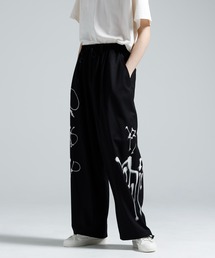 Y-3 | Y-3 CHITO GRAPHIC WIDE WOOL PANTS(その他パンツ)