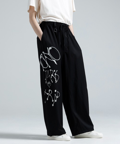 Y-3(ワイスリー)の「Y-3 CHITO GRAPHIC WIDE WOOL PANTS(その他パンツ・メンズ・ブラック・X-SMALL/SMALL/MEDIUM/LARGE/X-LARGE)」の5枚目の写真