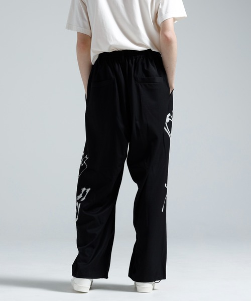 Y-3(ワイスリー)の「Y-3 CHITO GRAPHIC WIDE WOOL PANTS(その他パンツ・メンズ・ブラック・X-SMALL/SMALL/MEDIUM/LARGE/X-LARGE)」の6枚目の写真