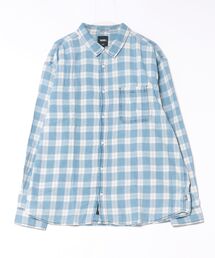 VANS ヴァンズ Lawson Vintage Indigo LS Shirt ロングスリーブ VN000U56HEC Bleach Indigo