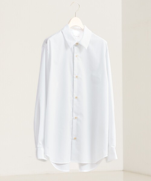ABAHOUSE GRAY(アバハウスグレイ)の「TR レギュラーカラー シャツ(シャツ/ブラウス・メンズ・ブラック/ベージュ/ブラウン/ブルー/ホワイト・48/50/46)」の2枚目の写真